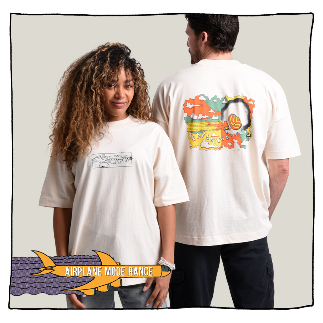 Flightmare Oversized T-shirt in Cream