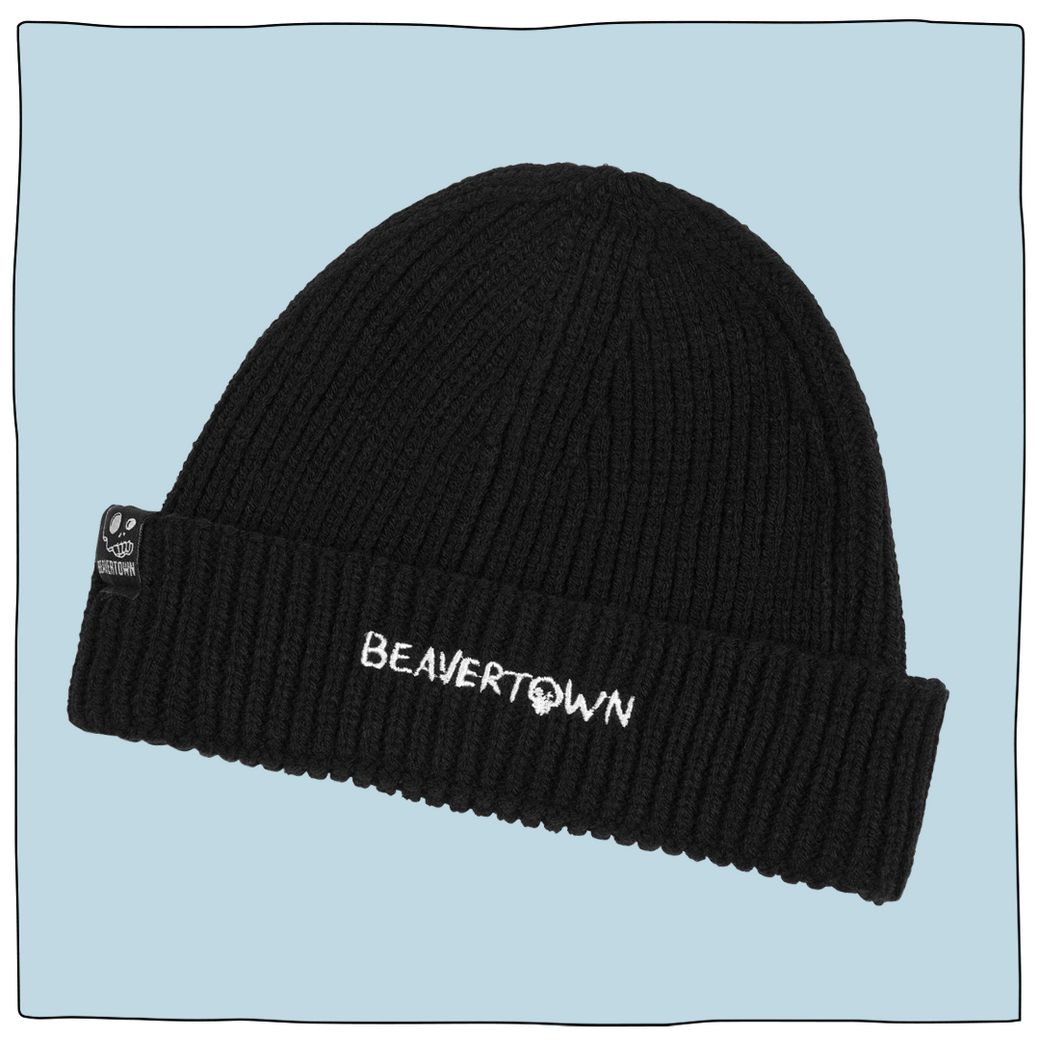 Beavertown Fisherman Beanie in Black